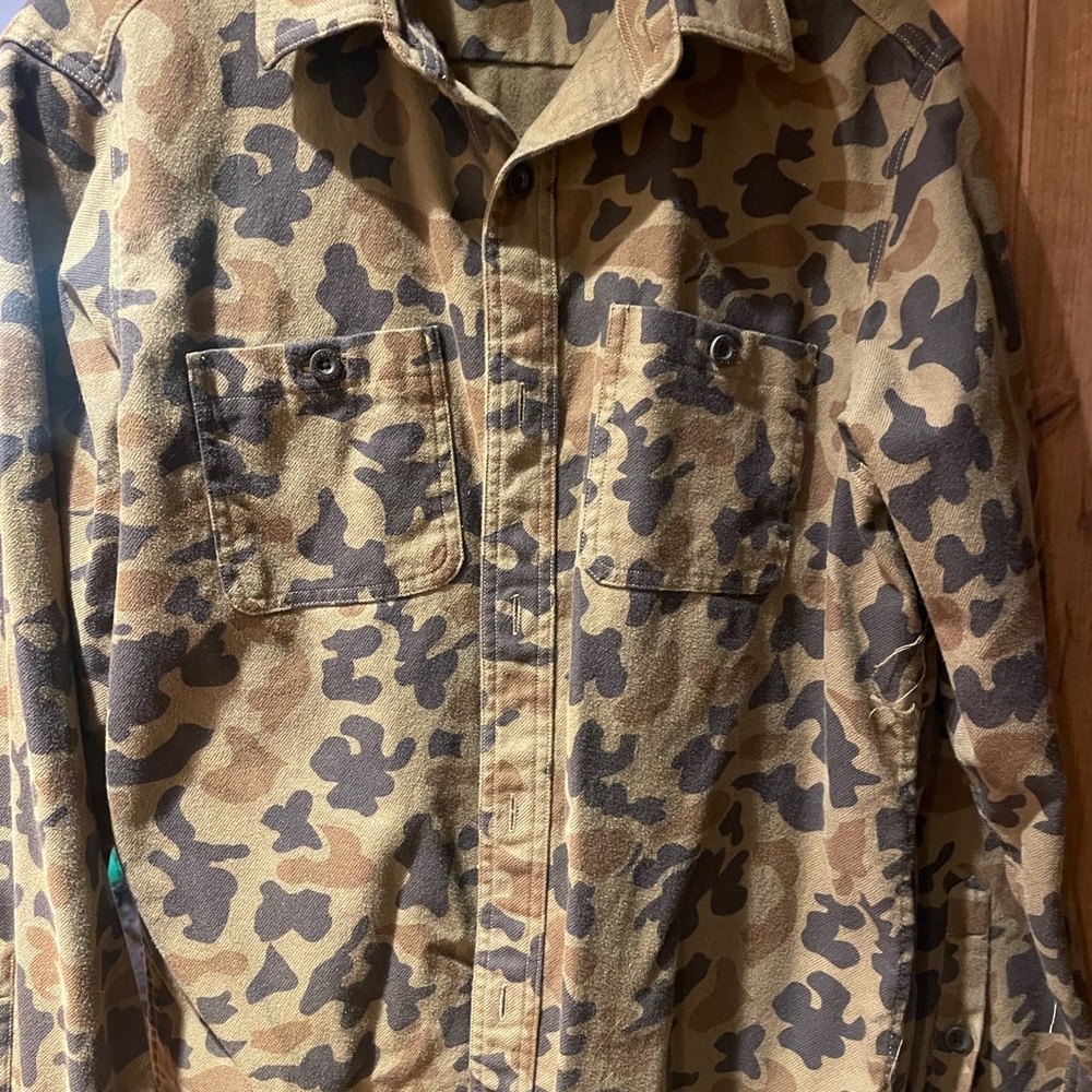 Orvis “The Perfect Flannel Shirt” camo, medium tall